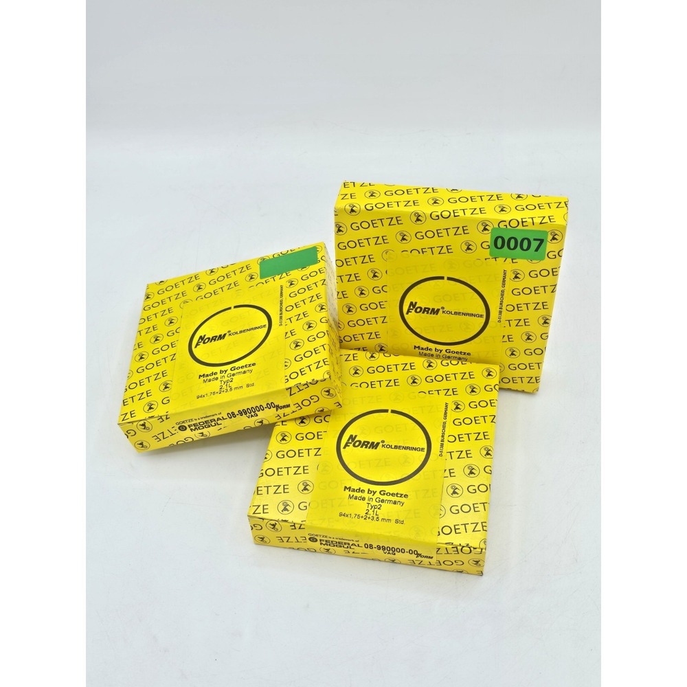 3 Lot - Kolbenringe GÖTZE VW BUS T3 2,1l 2.1 Kolbenring Satz DJ SR SS MV WBX